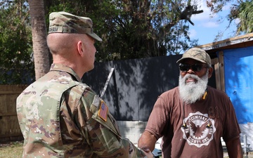 56th Chief of Engineers Lt. Gen. William H. Graham tours Hurricane Milton Emergency Field Office