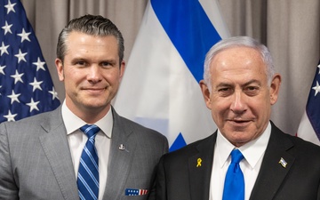 Secretary Hegseth hosts a bilateral exchange with Prime Minister Benjamin Netanyahu