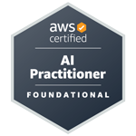 ป้าย AWS Certified AI Practitioner