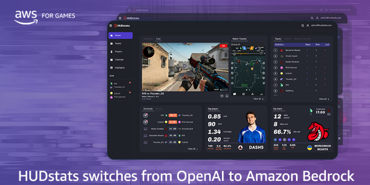 HUDstats advances esports storytelling using generative AI on AWS 