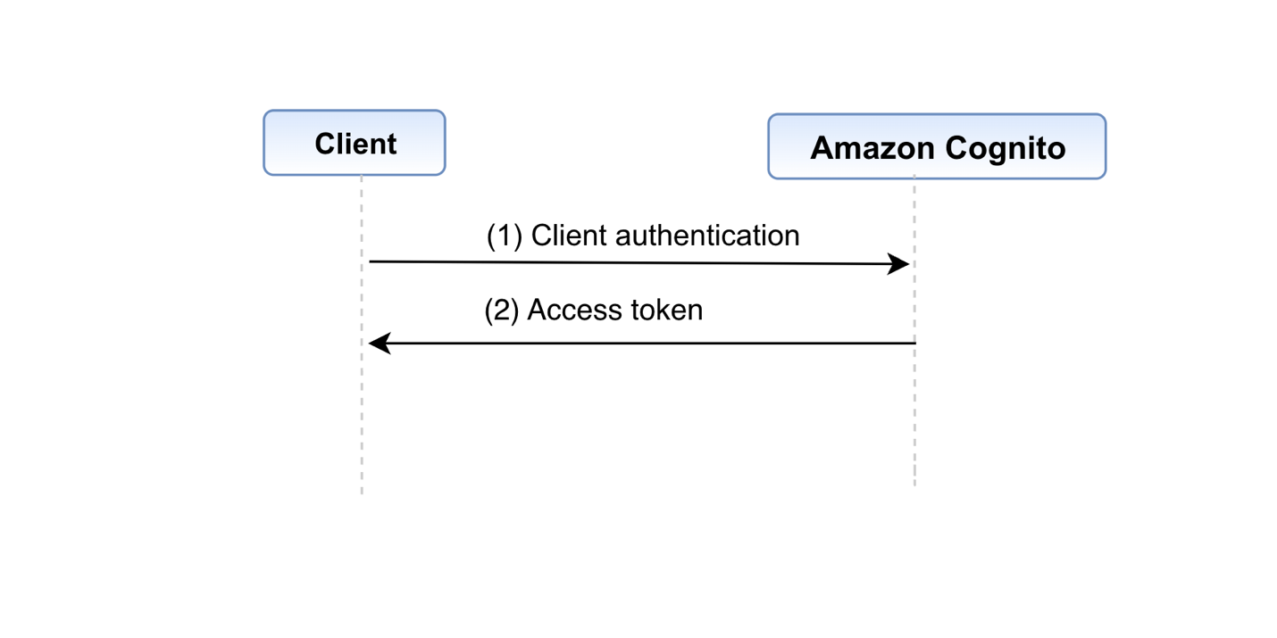 Figure 5: Client credentials grant