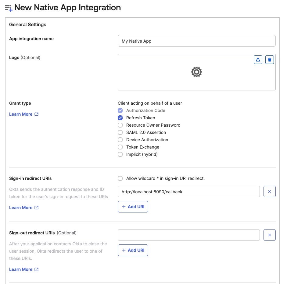 Figure 4: Configure the general settings of the Okta application