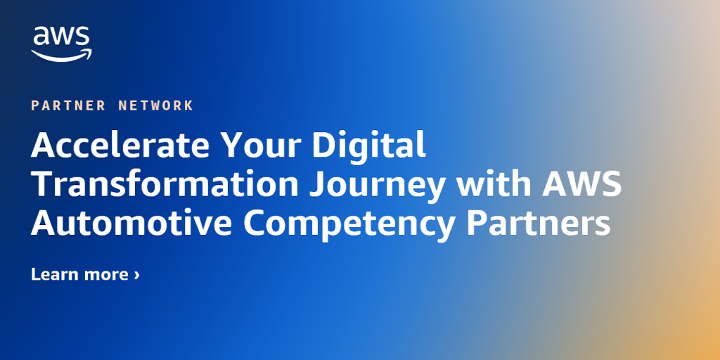 AWS Automotive Competency preview
