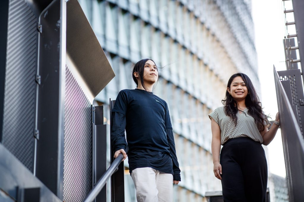 Image of Shyen Wee and Carmina Familar. Photo by Matt Turner,Boundless Magazine, Lot Fourteen Project.