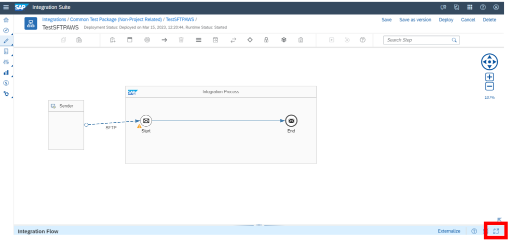 Double-click the SFTP arrow 2