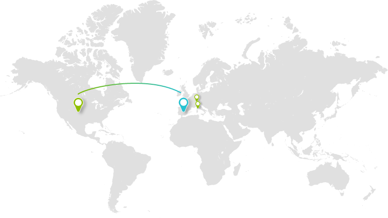 flat competitors global map