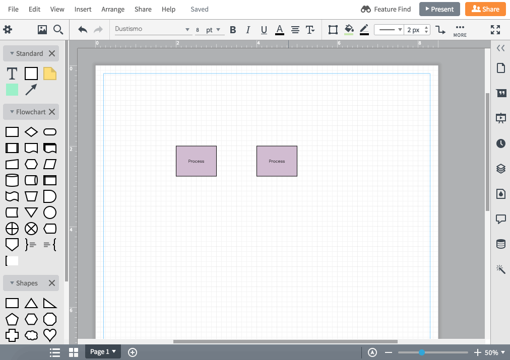 smart lines with lucidchart