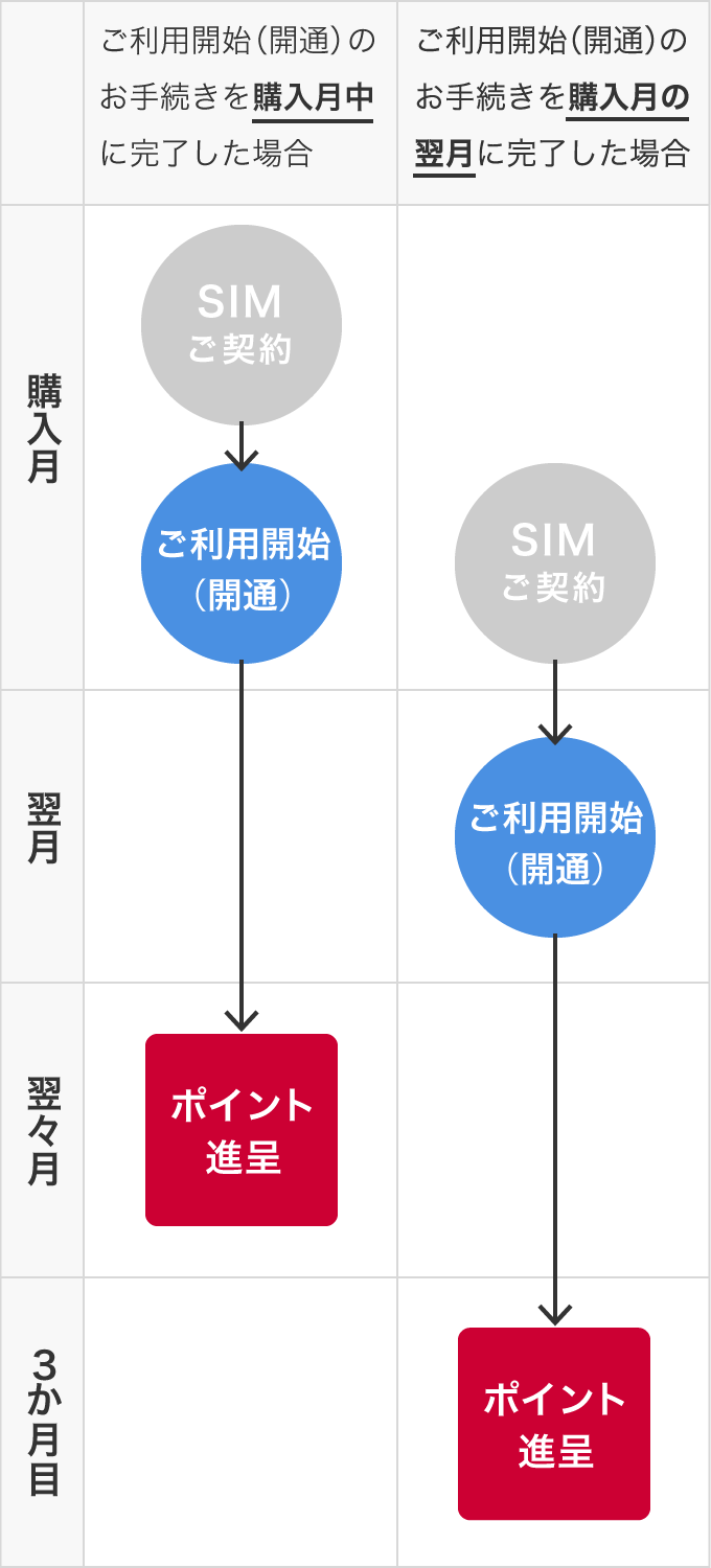 ポイント進呈時期