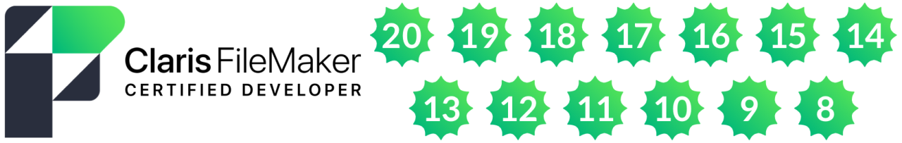 claris filemaker certifications mobile.
