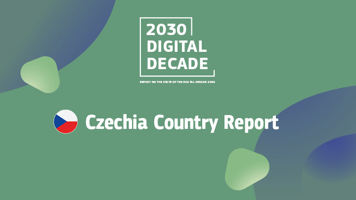 logo of Czechia in the 2024 Digital Decade