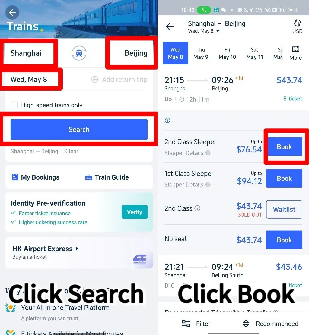 How to Buy China Train Ticket Online