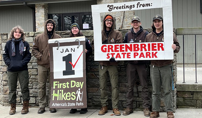 Hikers at Greenbrier State Park