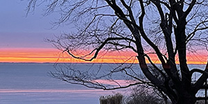 Scenic Landscapes New Dawn on the Chesapeake Bay by S.C. Bridgman