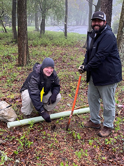 Volunteer gardeners