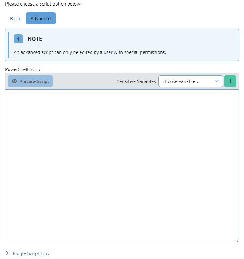 Chocolatey Central Management Deployment Plan advanced step action