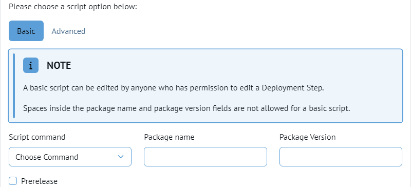 Chocolatey Central Management Deployment Plan basic step action