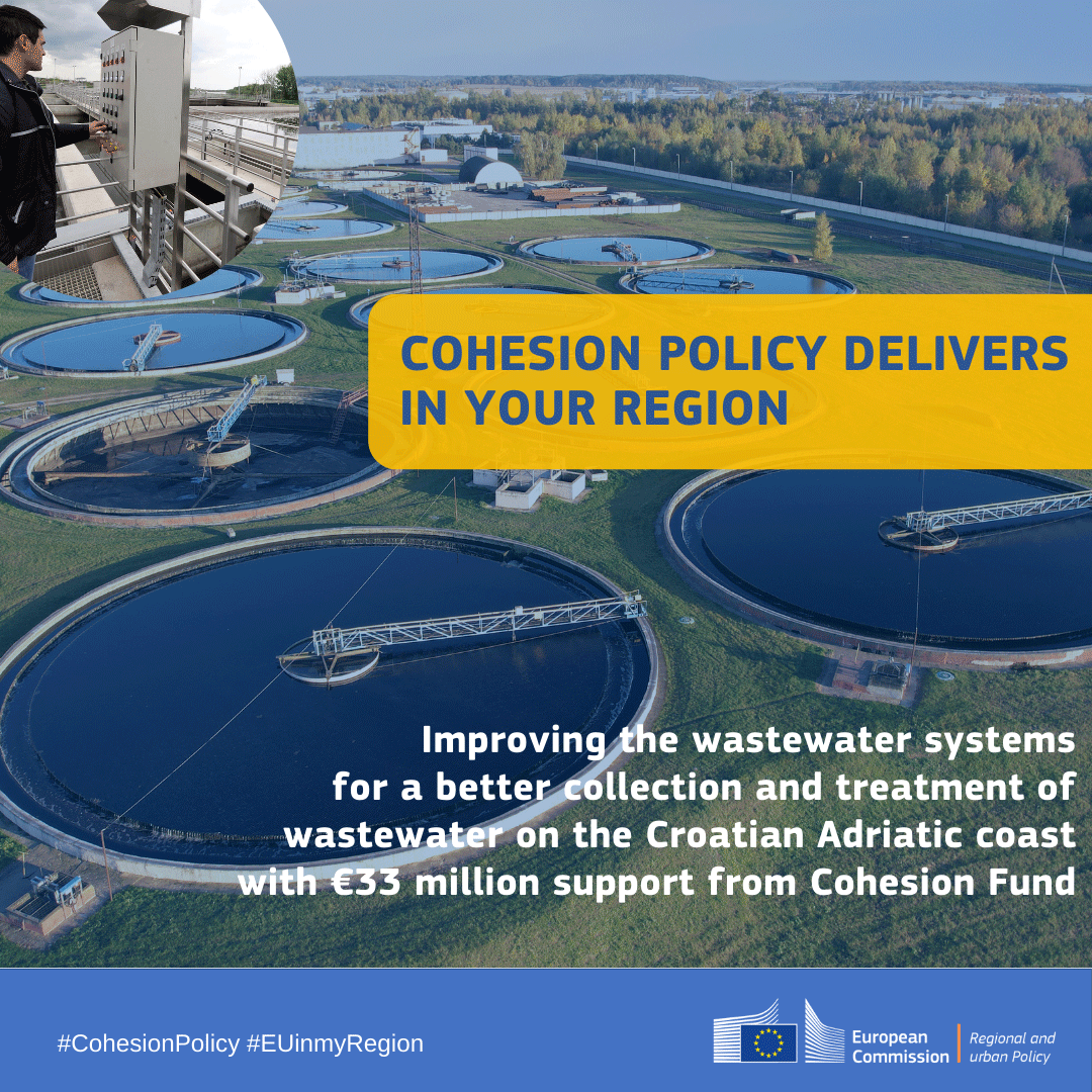 EU Cohesion funds help improving the wastewater systems of three...