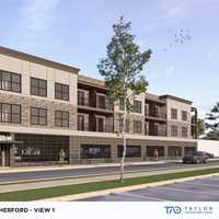 <p>The three-story building will include 26 dwelling units at 20-30 Willow St.&nbsp;</p>