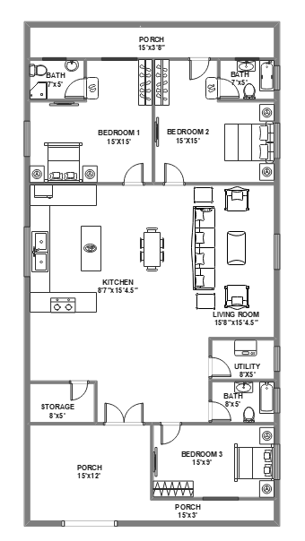 Floor Plan 30x60