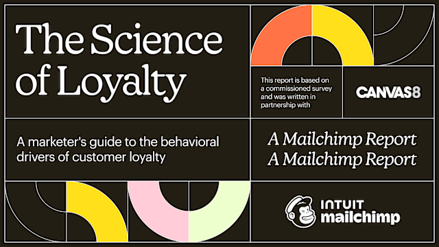 Cover of The Science of Loyalty Playbook by Mailchimp in partnership with Canvas8