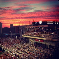 Photo taken at Miller Lite Scoreboard Walk by Jen H. on 8/11/2013