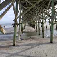 Photo taken at Folly Beach Pier by Diane on 10/22/2017