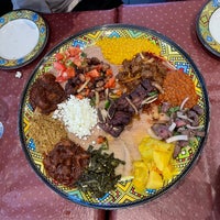 Photo taken at Dukem Ethiopian Restaurant by Kevin K. on 11/9/2022