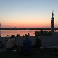 Photo taken at Alster-Grillwiese by Kai v. on 8/27/2019