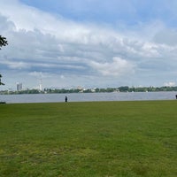 Photo taken at Alster-Grillwiese by Aslan on 6/1/2022