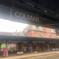 Photo taken at Gare SNCF de Colmar by John W. on 4/25/2019