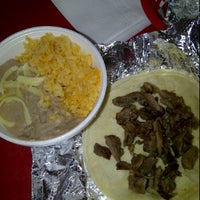 Photo taken at El Taco Veloz by Cindy C. on 1/2/2012