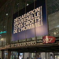 Photo taken at Strasbourg Railway Station by Vincent D. on 1/25/2019