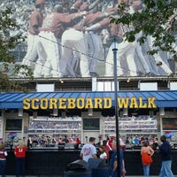 Photo taken at Miller Lite Scoreboard Walk by William J. on 9/23/2012