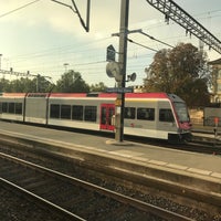 Photo taken at Gare d&amp;#39;Yverdon-les-Bains by Emre G. on 9/21/2017