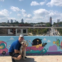 Photo taken at Atlanta BeltLine Corridor over North Ave by Kelly C. on 9/7/2019