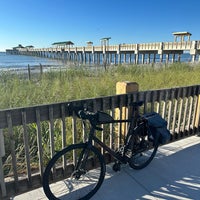 Photo taken at Folly Beach Pier by Paul S. on 10/15/2023