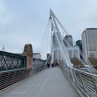 Photo taken at Hungerford &amp;amp; Golden Jubilee Bridges by Nat P. on 12/25/2024