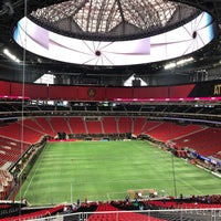 Photo taken at Mercedes-Benz Stadium by Tim T. on 5/20/2018