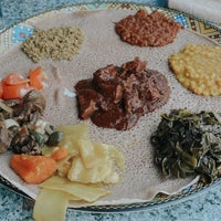 Photo taken at Dukem Ethiopian Restaurant by JL on 4/15/2022