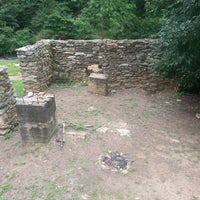 Photo taken at Elder&#39;s Mill Waterfall &amp; Campsite by lucas b. on 7/27/2013