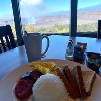 Photo taken at The Rim Restaurant At The Volcano House by Kitty C. on 4/11/2022