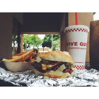 Photo taken at Five Guys by Sylvia B. on 5/18/2015