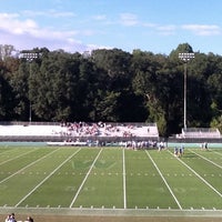 Photo taken at Westminster Football Field by Tommy W. on 9/15/2011