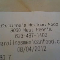 Photo taken at Carolina&#39;s Mexican Food by Vincent W. on 8/4/2012