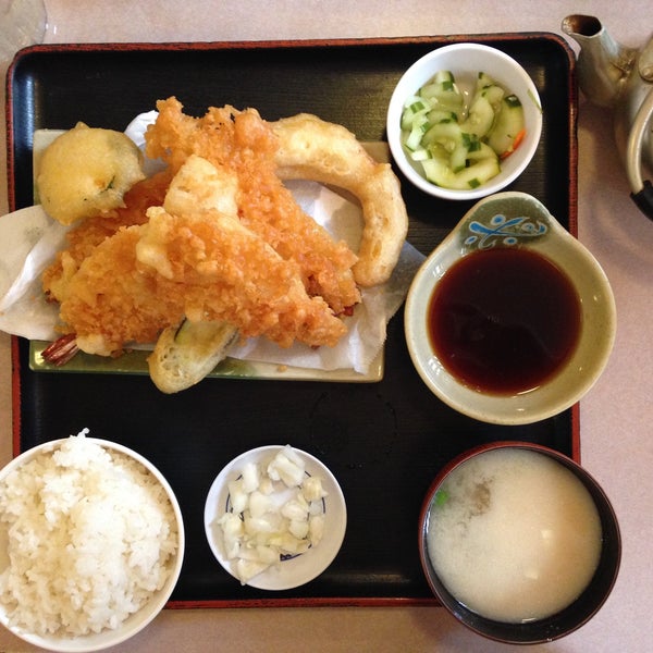 Best tempura I've ever had (and I love me some tempura). The shrimp are the size of your hand. The rice is super fresh, better than any on the mainland. Butterfish with miso sauce is also good.