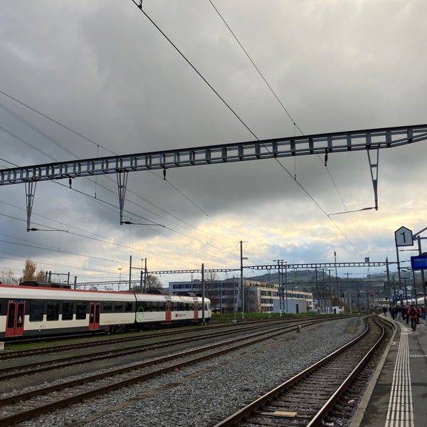 Photo taken at Gare d&#39;Yverdon-les-Bains by Martin W. on 11/30/2022