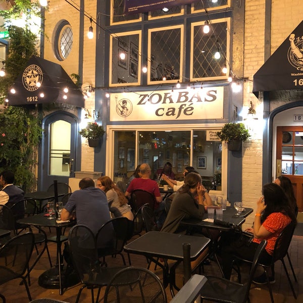 Photo taken at Zorba&#39;s Cafe by I B. on 10/4/2019