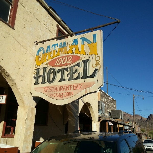 Photo taken at Oatman Hotel by Gamze G. on 6/1/2014