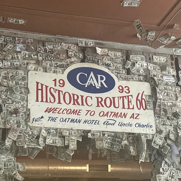 Photo taken at Oatman Hotel by Victoria G. on 8/12/2023