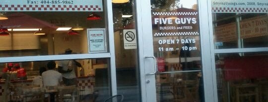 Five Guys is one of Cole's Saved Places.